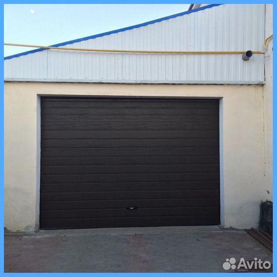 Автоматические секционные гаражные ворота