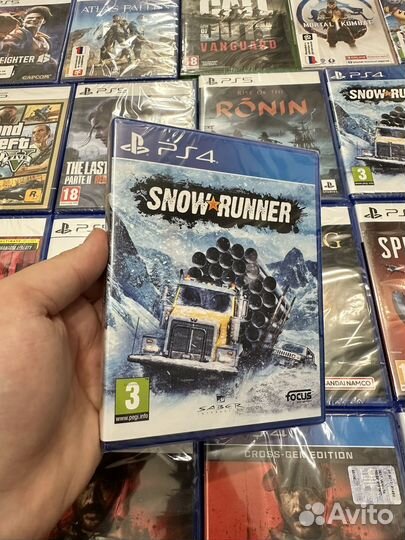 Игра PS4 PS5 SnowRunner (cusa 17438)