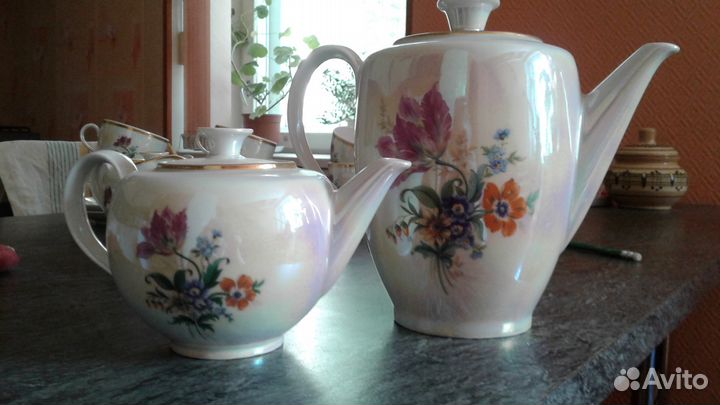 Чайный фарфоровый сервиз гдр