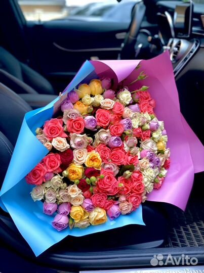 Кустовые пионовидные розы