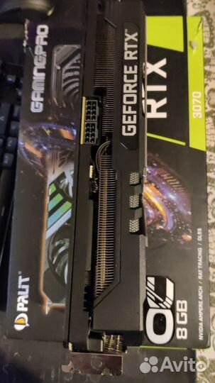 Видеокарта 8gb, RTX 3070