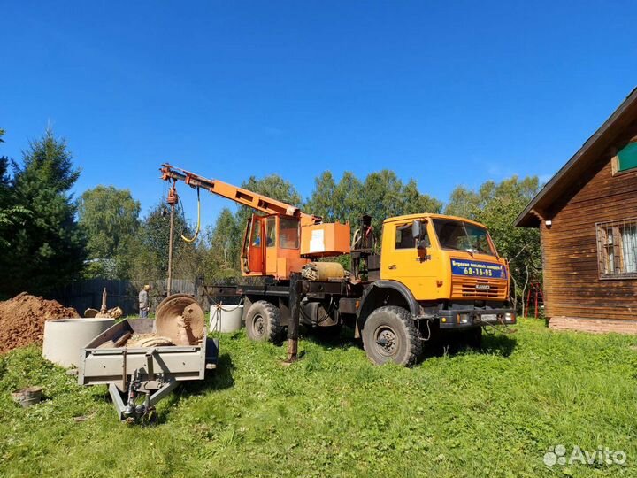 Бурильно-крановая машина КамАЗ БКМ-516 (Шасси КАМАЗ-43260С), 2006