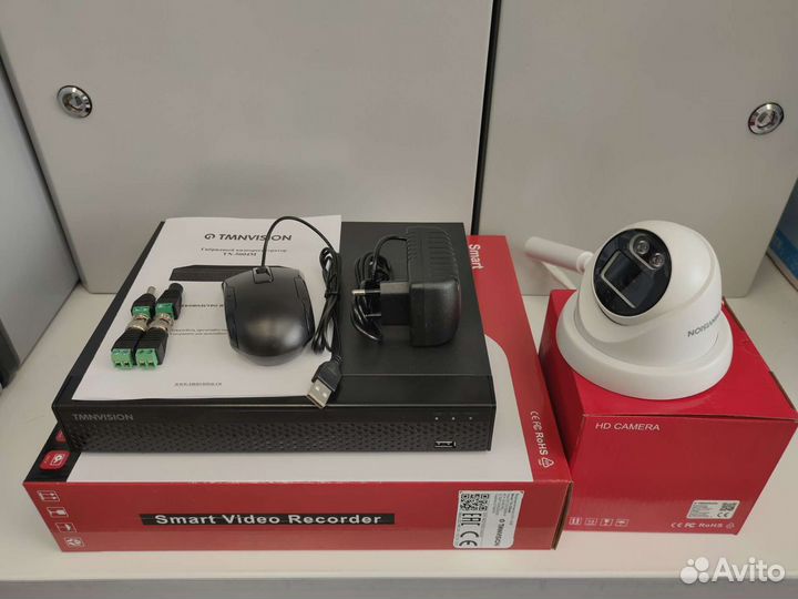 Комплект видеонаблюдения новый с гарантией