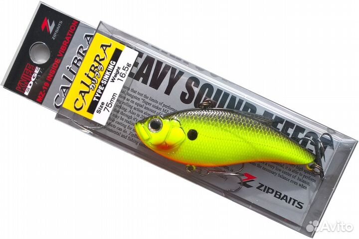 Воблеры ZipBaits Calibra 75 (7 цветов) Оригинал