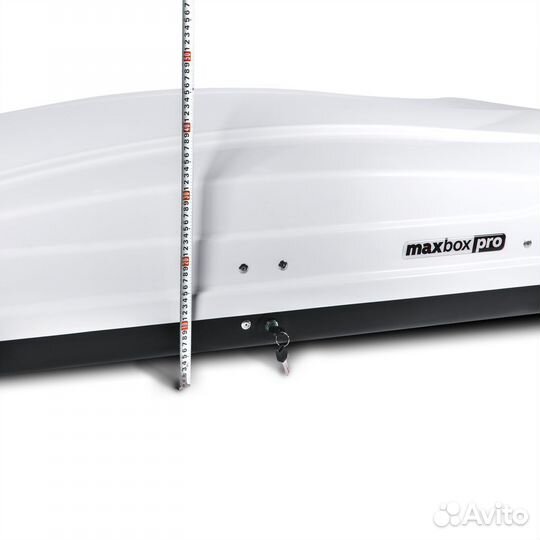 Бокс на крышу Max Box 460 л., белый глянцевый