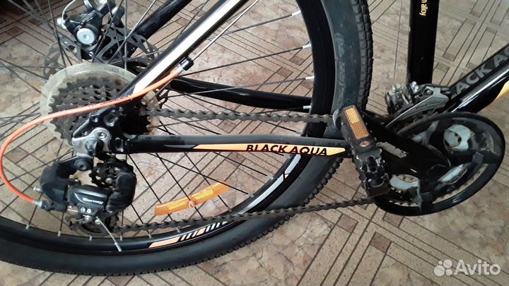 Велосипед многоскоростной black aqua Cross 2683 D