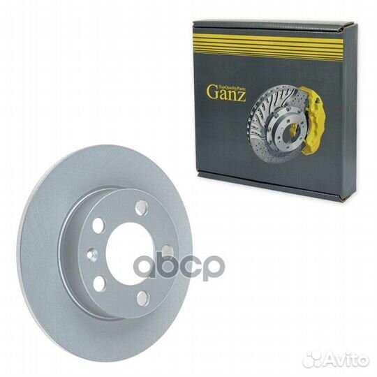 Диск тормозной задний AD A3 VW G4 GIJ06025 ganz