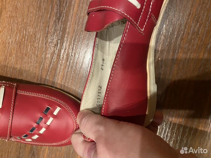 Мокасины для девочки н. кожа 33р (21см)