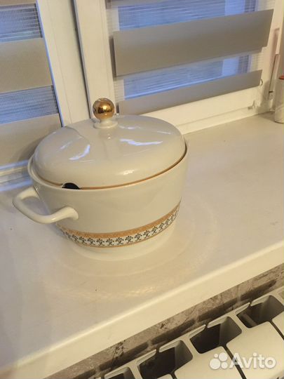 Супница антикварная