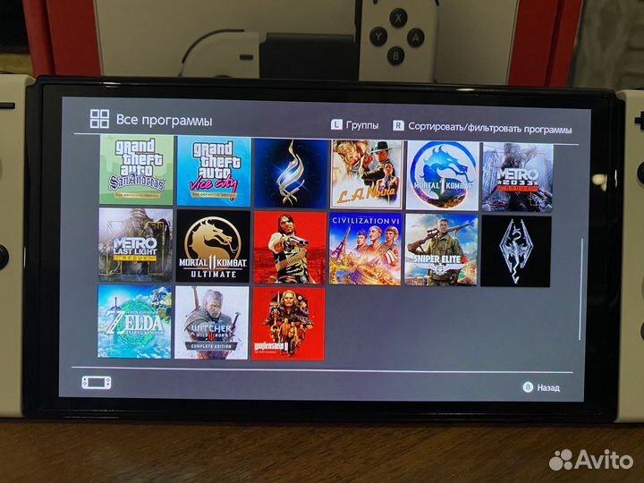 Прошитый Nintendo Switch Oled 512GB