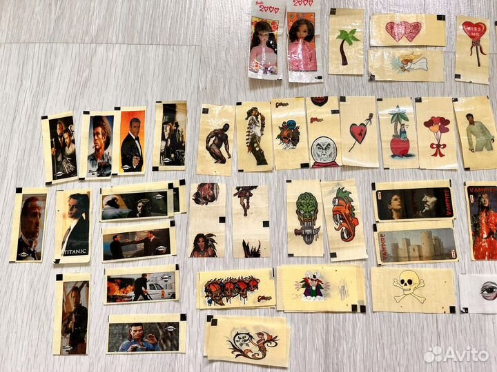 Наклейки-переводки из 90-х
