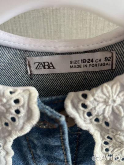 Платье для девочки zara 92