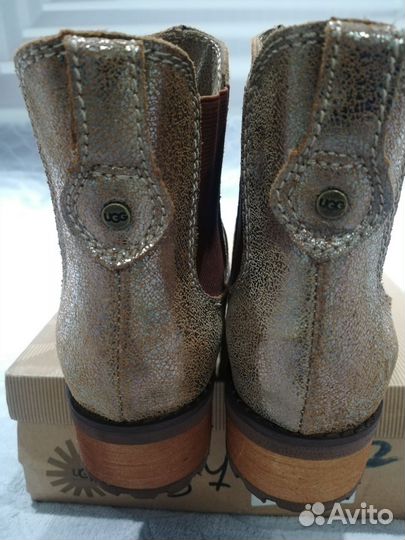 Ботильоны натуральная кожа зимние 37