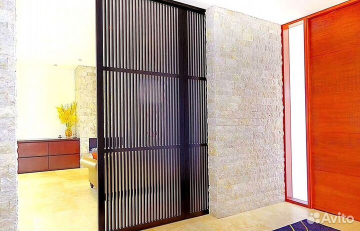 Межкомнатные перегородки из реек