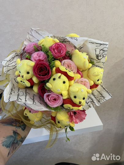 Букет из мягких игрушек