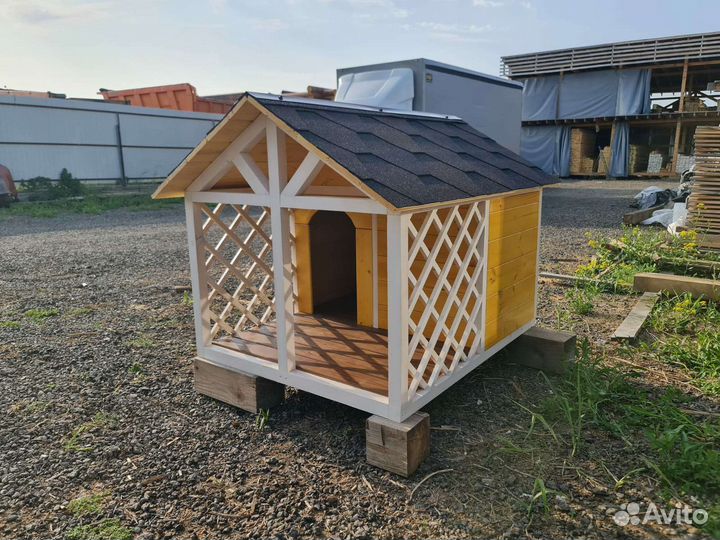 Будка вольер для собаки