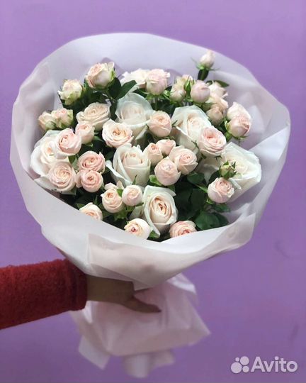Цветы розы букет
