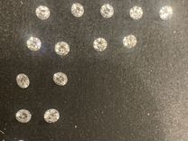 Природные бриллианты 2,45 ct. 3-5/4-5