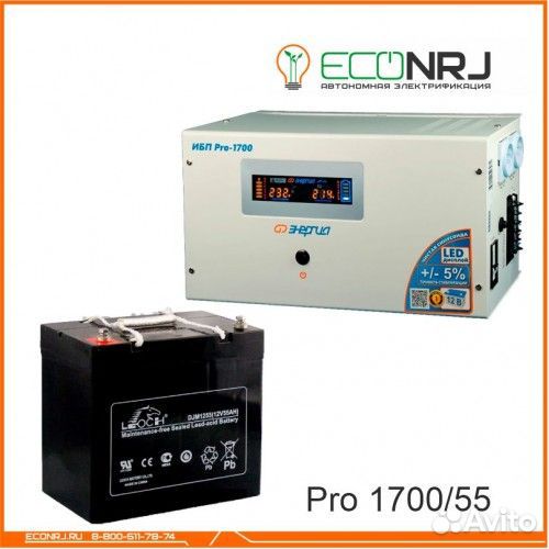 Энергия PRO-1700 + Аккумуляторная батарея leoch DJ