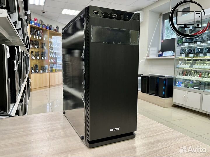 Игровой пк - Core i3-9100f / RX580 8GB / год гаран