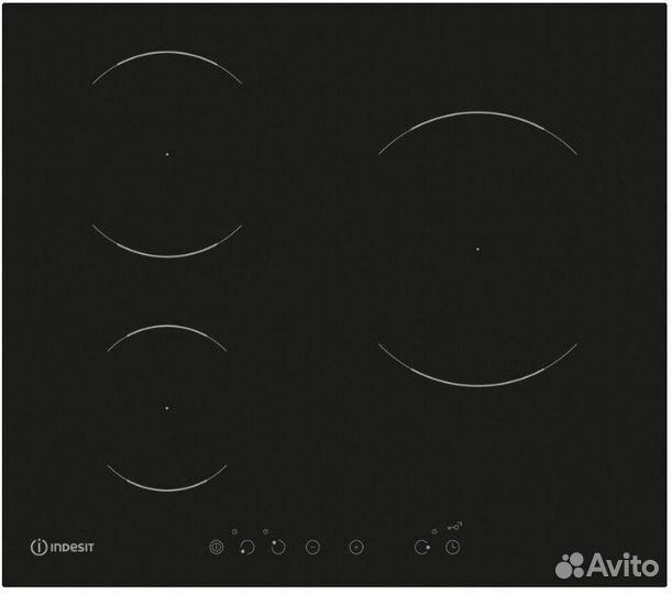 Indesit индукционная плита via630sc
