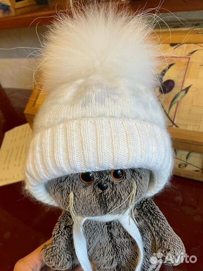 Зимняя шапка для новорожденного