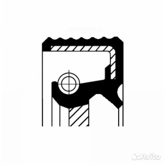 Corteco 12010674B Сальник коленчатого вала