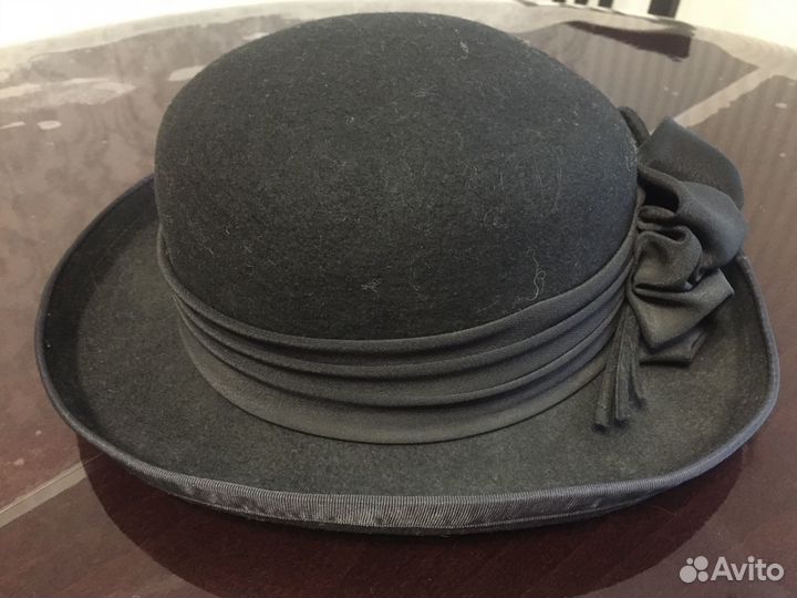 Шляпка женская фетровая