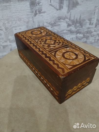 Шкатулка деревянная СССР