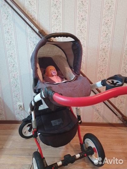 Коляска adamex 3 в 1 бу