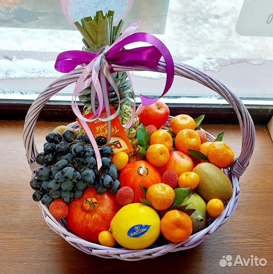 Букеты из сухофруктов, фруктовые корзины