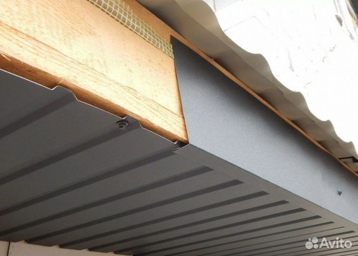 L планки из оцинковки с полиэстерным покрытием лоб