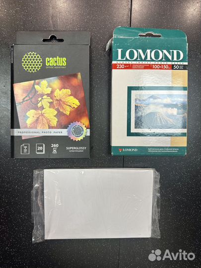 Фотобумага Lomond разная