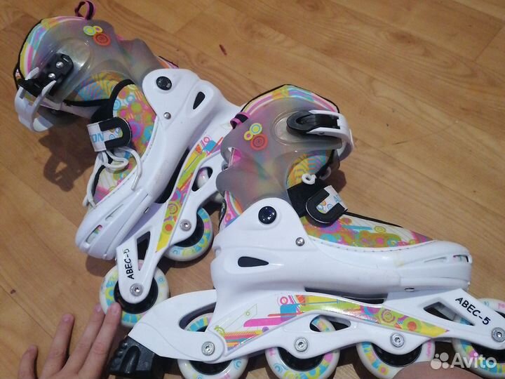 Роликовые коньки детские раздвижные