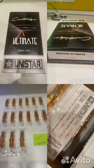 Катриджи для тату, иглы