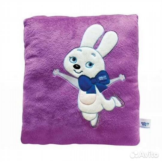 Подушка Sochi 2014 «Леопард-конькобежец» 32х25 см