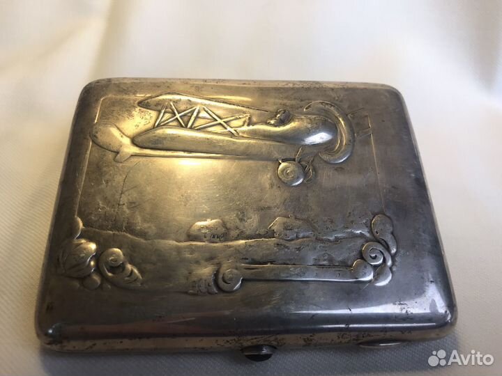 Портсигар серебряный СССР