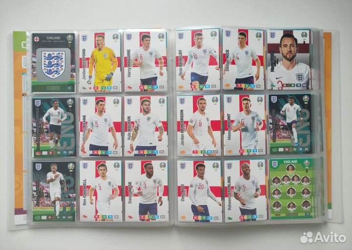 Альбом+все карточки panini Чемпионат Европы 2020