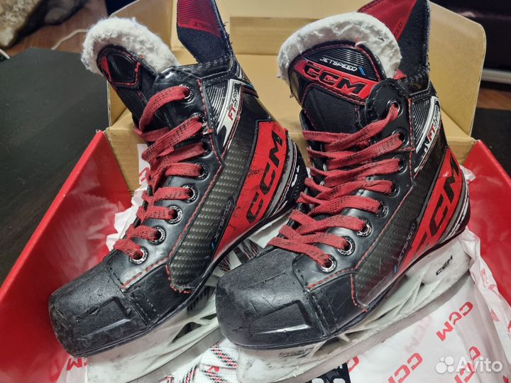 Детские хоккейные коньки CCM FT6 Pro yth 12,5