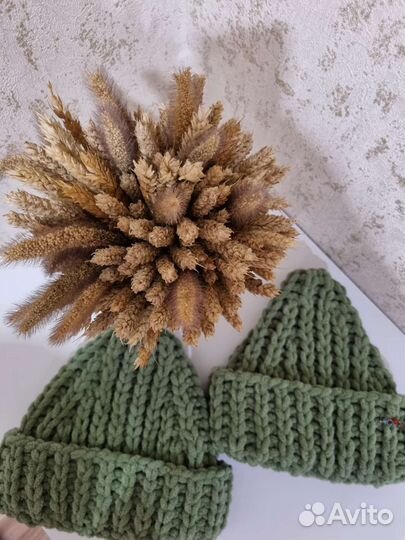 Шапка бини из Ализе Пуффи Файн