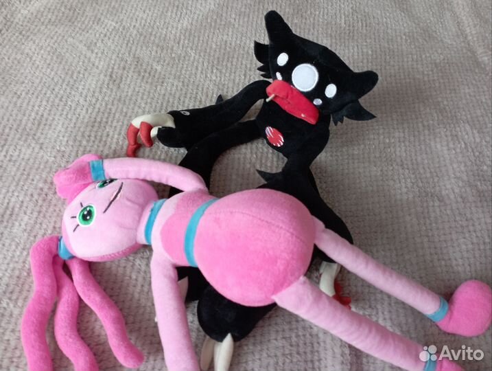 Мягкие игрушки, кот Басик, Пикачу, мама длинные но