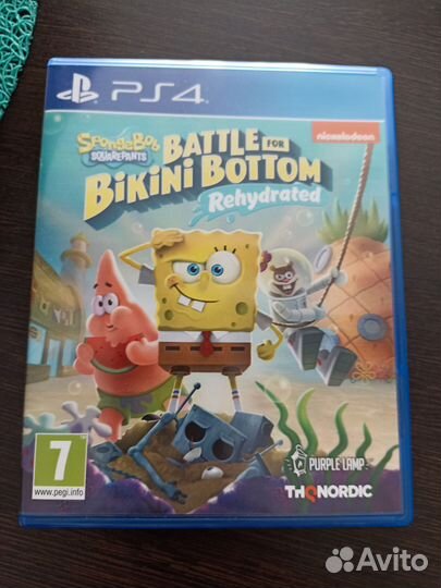 Губка боб ps4 Sponge Bob Battle for Bikini Bottom