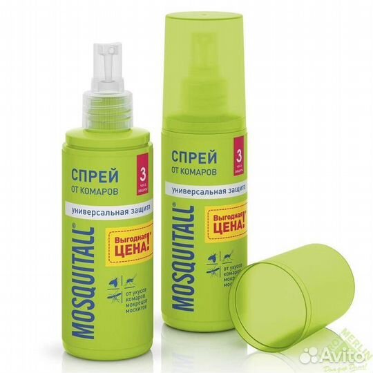 Спрей от комаров Москитол 100 мл 4 шт