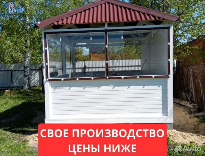 Мягкие окна в беседку