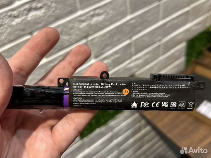 Новый аккумулятор asus x540 a31n1519