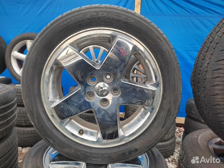 Колеса резина 215/55 + диски хром Dodge R18