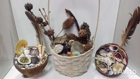 Поделки из натуральных природных материалов-Декор