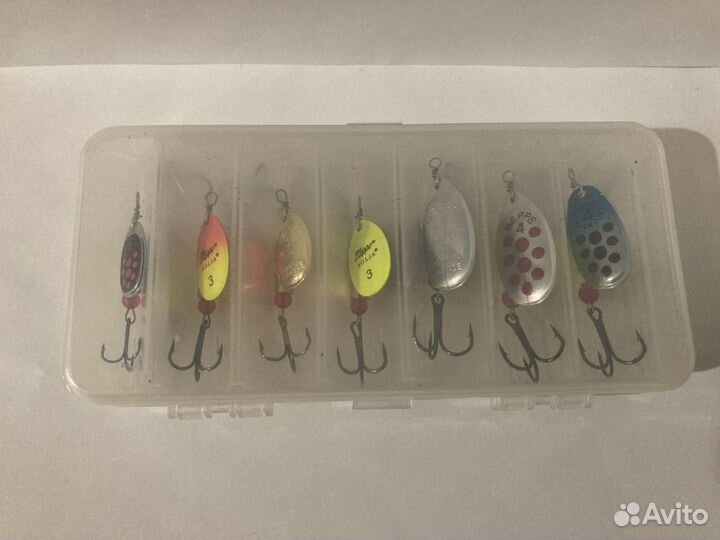 Набор блесен 14 шт в коробке