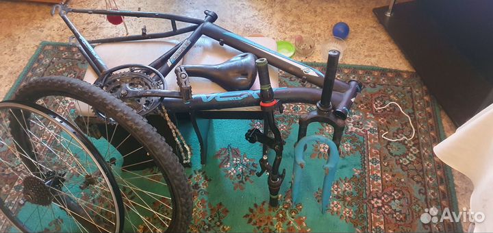 Рама от велосипеда next с запчастями