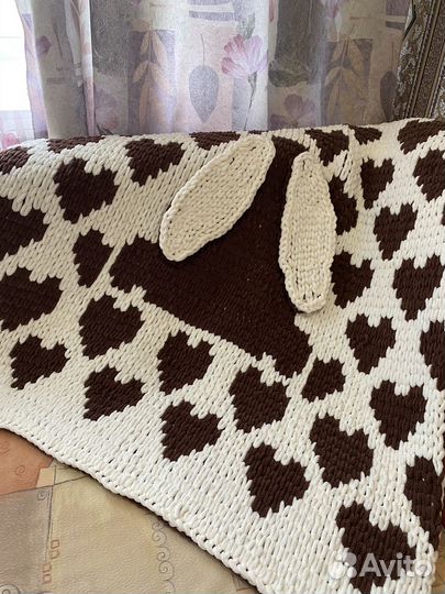 Плед детский плюшевый